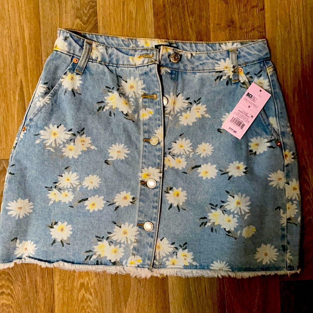 Medium blue mini skirt💙